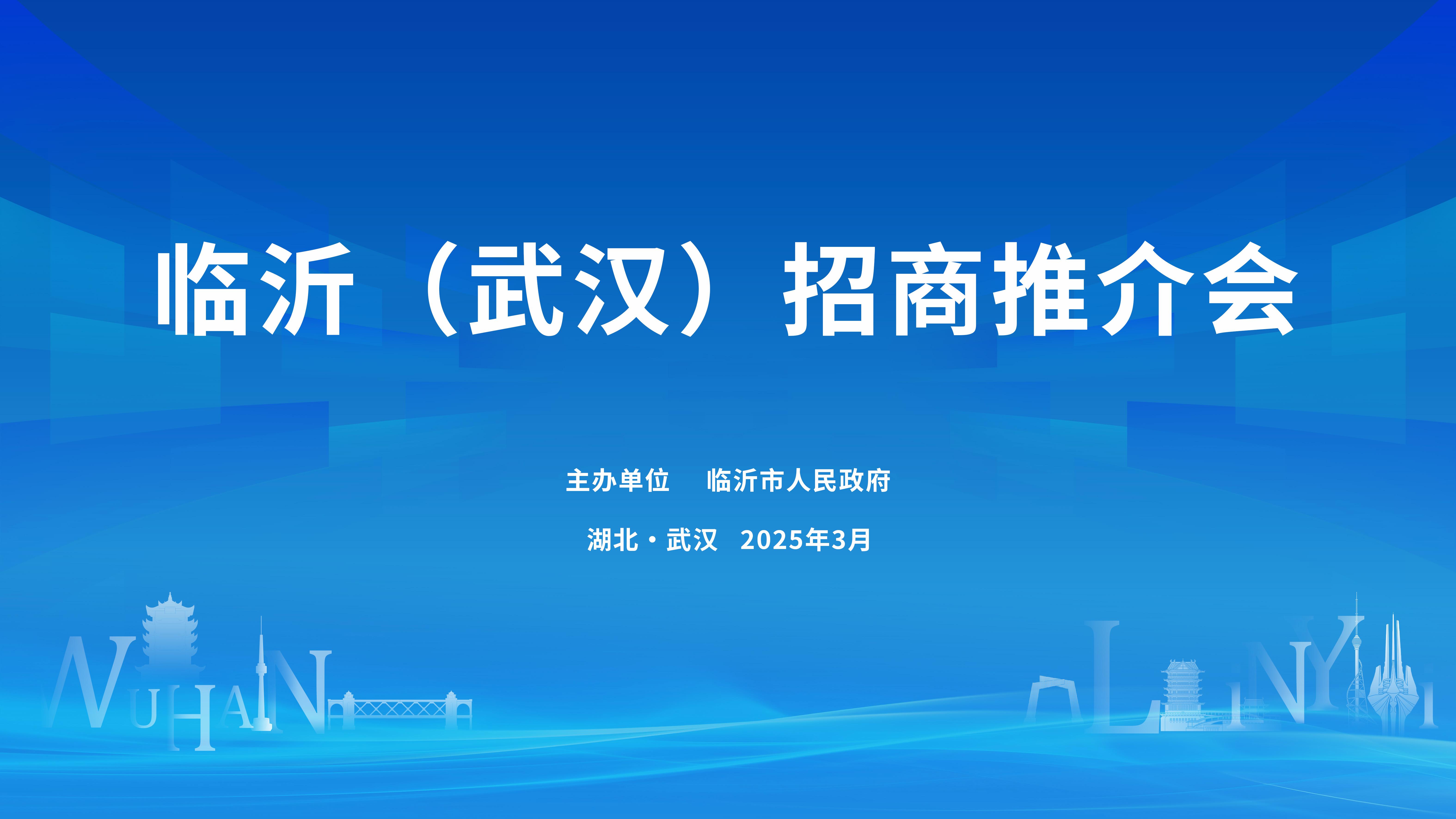 临沂（武汉）招商推介会举行